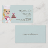 Kinder-party Event Organisator Cake Designer Card Visitekaartje (Voorkant / Achterkant)