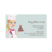 Kinder-party Event Organisator Cake Designer Card