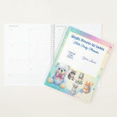Kinder Party Planner Pastel Teddy Bear QR Code Log (Display)