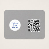 Kinder Party Planner Pastel Teddy Bear QR Code Log Visitekaartje (Achterkant)