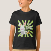 Kinder Pasen zwart T-shirt (Voorkant)