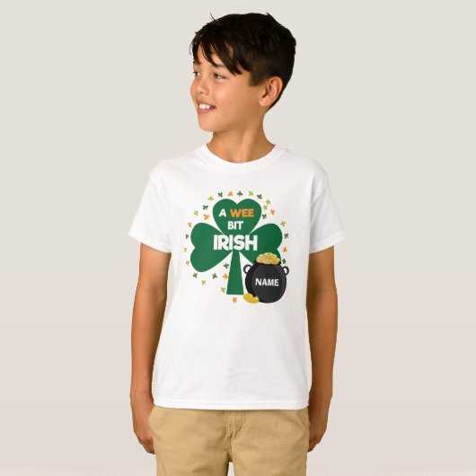 kinder patricks per dag een beetje Iers! T-shirt (Voorkant volledig)