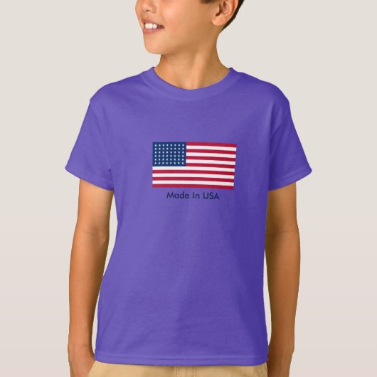 Kinder Patriottische Vlag T-shirt (Voorkant)