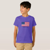 Kinder Patriottische Vlag T-shirt (Voorkant volledig)