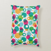 Kinder patroon rond belletjes decoratief kussen (Achterkant (Verticaal))