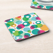 Kinder patroon rond belletjes drankjes onderzetter (Linkerzijde)