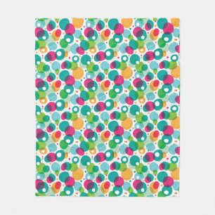 Kinder patroon rond belletjes fleece deken