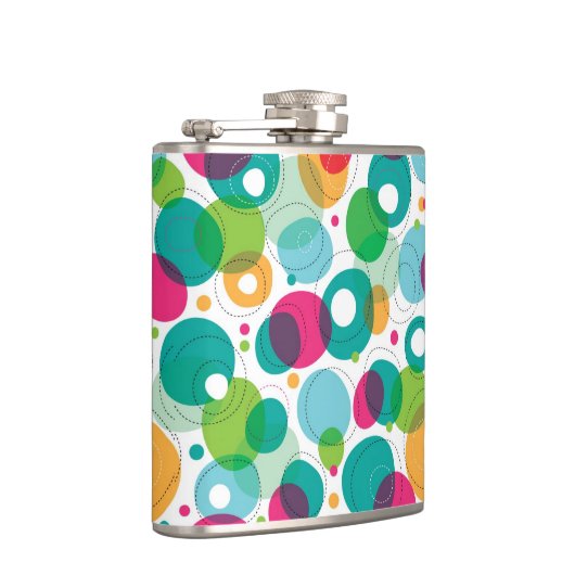 Kinder patroon rond belletjes heupfles (Rechts)