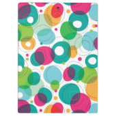 Kinder patroon rond belletjes klembord (Achterkant)