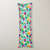 Kinder patroon rond belletjes lichaamskussen (Achterkant (Verticaal))