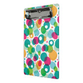 Kinder patroon rond belletjes mini klembord (Angled2)