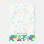Kinder patroon rond belletjes post-it® notes (Voorkant)