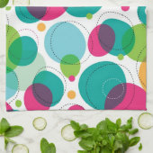 Kinder patroon rond belletjes theedoek (Gevouwen)