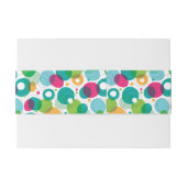 Kinder patroon rond belletjes uitnodigingen wikkel (Achterkant Voorbeeld)