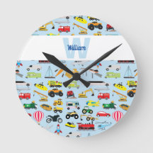 Kinder patroon voor kleurrijk vervoer en voertuige