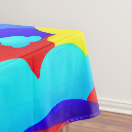 Kinder patroon voor kleurrijke regenboogwolken tafelkleed