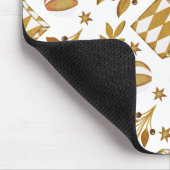 Kinder patroon wintervakantiegoud muismat (Hoek)