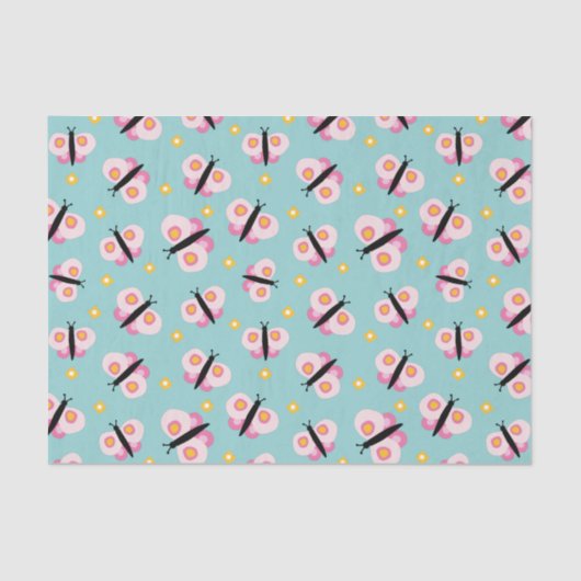 Kinder patroonvlinder tissuepapier (Voorkant)