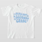 Kinder Peace Out tweedeklas T-shirt in blauw (Laagn)