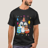 Kinder Penguin Birthday 8 Penguin 8th Birthday Pen T-shirt (Voorkant)