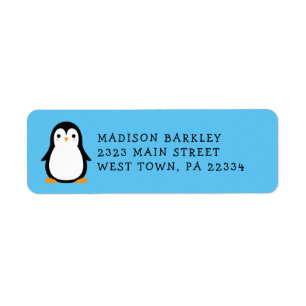 Kinder Penguin Cute Etiket
