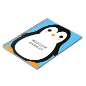 Kinder Penguin Cute Notitieboek (Linkerzijde)