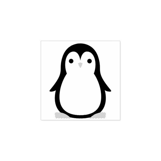 Kinder Penguin Cute Rubberstempel (Afrduk)