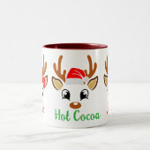Kinder Personaliseer Hot Cocoa Tweekleurige Koffiemok (Center)