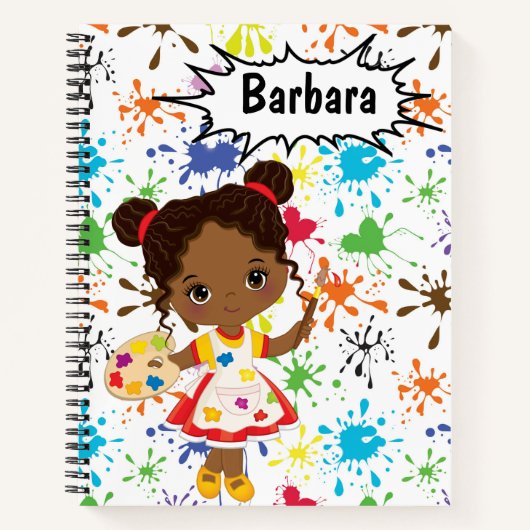Kinder Personalize Artist Sketch Notitieboek (Voorkant)
