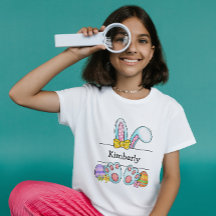 Kinder persoonlijk Pasen Shirt