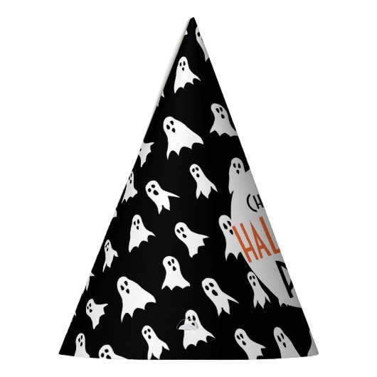 Kinder persoonlijke Ghost Pattern Halloween Party Feesthoedjes (Links)
