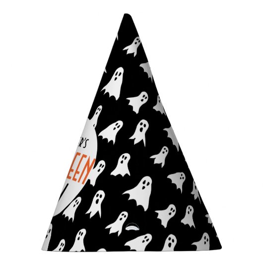 Kinder persoonlijke Ghost Pattern Halloween Party Feesthoedjes (Rechts)