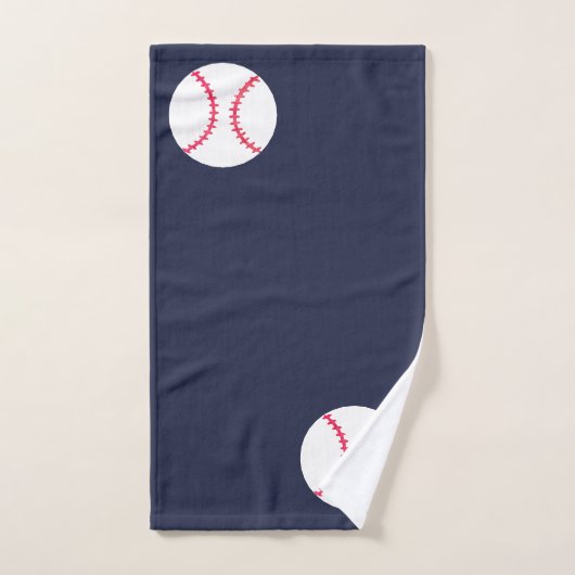 Kinder persoonlijke honkbalsport Blauw Athletic Bad Handdoek (Handdoek)