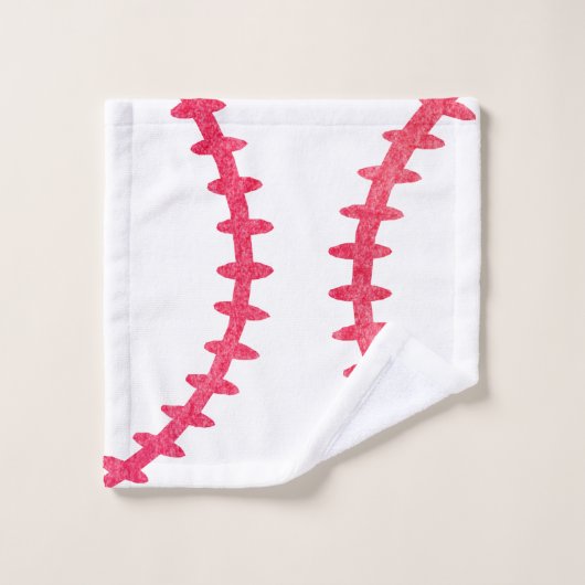 Kinder persoonlijke honkbalsport Blauw Athletic Bad Handdoek (Wasdoekje)