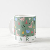 Kinder persoonlijke mok van kinderen (Voorkant links)