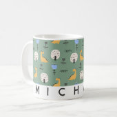 Kinder persoonlijke mok van kinderen (Voorkant links)