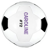 Kinder persoonlijke naam en Jersey nummer Voetbal (Gedraaid)