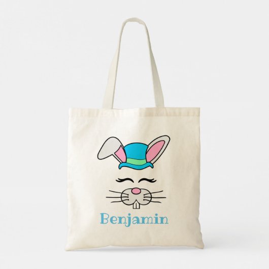 Kinder persoonlijke paasbundel tote bag (Achterkant)