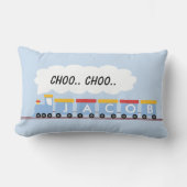 Kinder persoonlijke treinkaart kussen (Voorkant)
