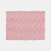 Kinder persoonlijke vlootsbank fleece deken (Voorkant (Horizontaal))