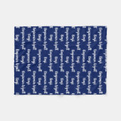 Kinder persoonlijke vlootsbank fleece deken (Voorkant (Horizontaal))