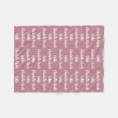 Kinder persoonlijke vlootsbank fleece deken (Voorkant (Horizontaal))