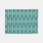 Kinder persoonlijke vlootsbank fleece deken (Voorkant (Horizontaal))