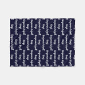 Kinder persoonlijke vlootsbank fleece deken (Voorkant (Horizontaal))