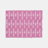 Kinder persoonlijke vlootsbank fleece deken (Voorkant (Horizontaal))