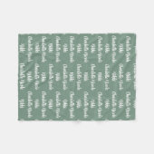 Kinder persoonlijke vlootsbank fleece deken (Voorkant (Horizontaal))