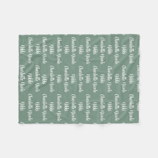 Kinder persoonlijke vlootsbank fleece deken (Voorkant (Horizontaal))