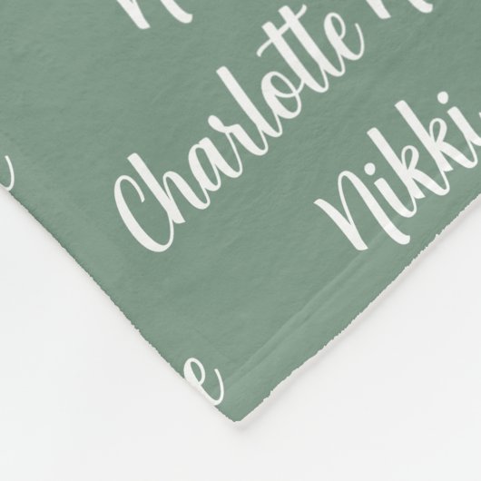 Kinder persoonlijke vlootsbank fleece deken (Hoek)