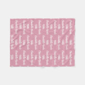 Kinder persoonlijke vlootsbank fleece deken (Voorkant (Horizontaal))