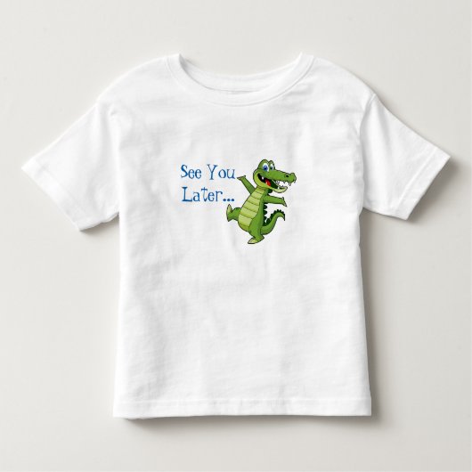 Kinder peuter alligator Shirt (Voorkant)